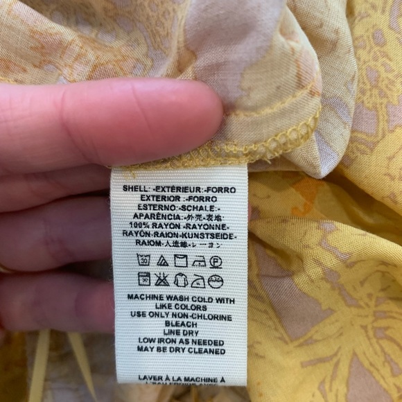 Free People Rays of Gold Strapless Jumpsuit XS - Picture 7 of 10